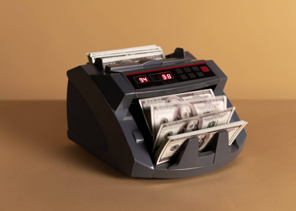 Bankbiljetten telmachine