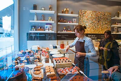 Bakkerij winkel