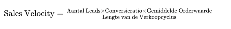 formule rythme des ventes