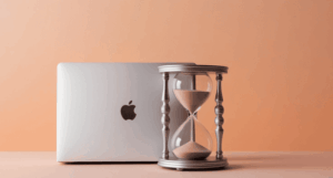 ibook en zandloper