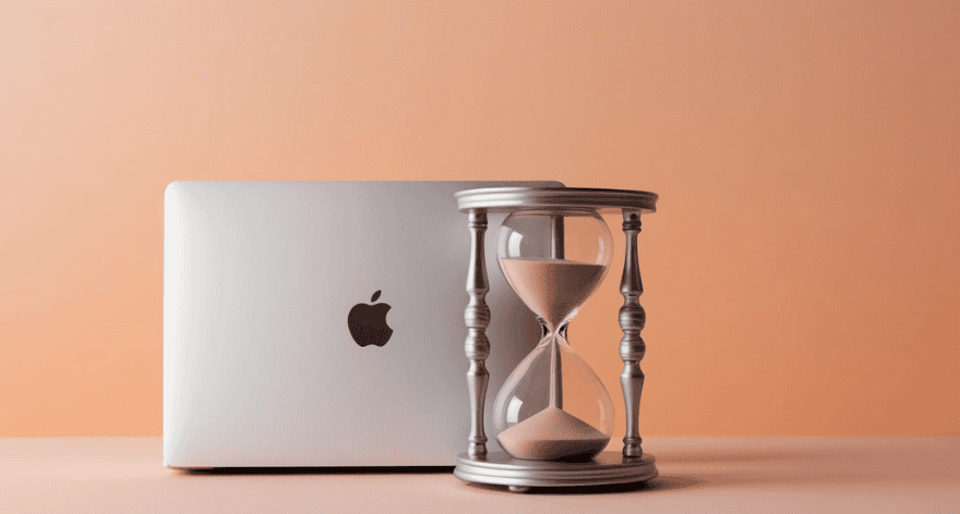 ibook en zandloper