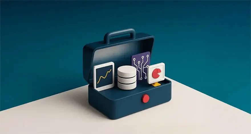 Koffer met data items