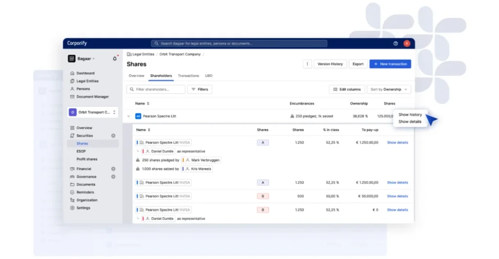 screenshot dashboard