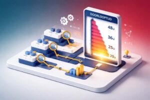visual die doorlooptijd visualiseert