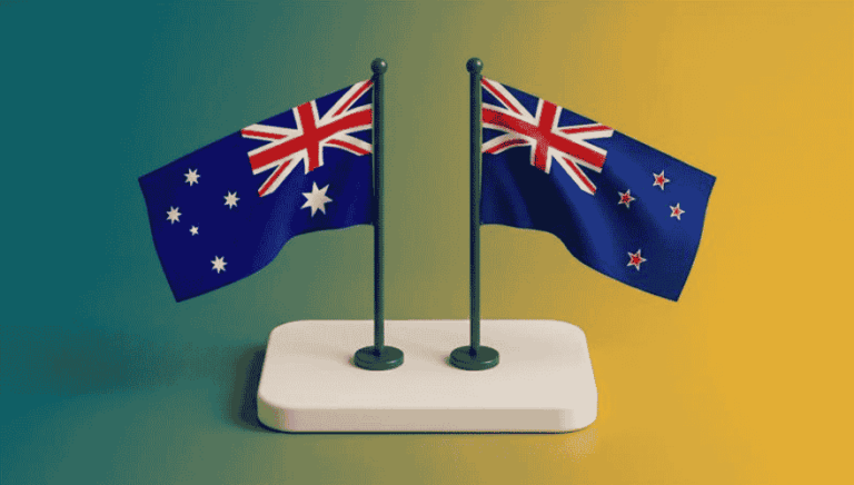 Flag Australia and New Zealand